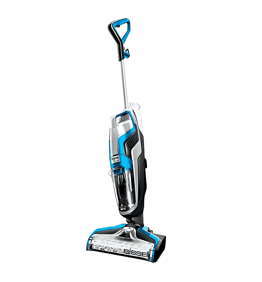 Bissell 2223E CrossWave Advanced Pro multi-surface vacuum cleaner with dual-tank system, 3000 RPM brush roll, and Febreze Freshness for efficient cleaning on hard floors and area rugs.