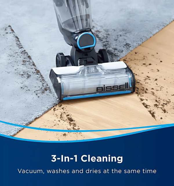 Bissell 2767E Crosswave Max 3-in-1 Cordless Cleaner with self-cleaning cycle, 36V battery, and multi-surface cleaning technology. Perfect for vacuuming, washing, and drying simultaneously on hard floors and area rugs.