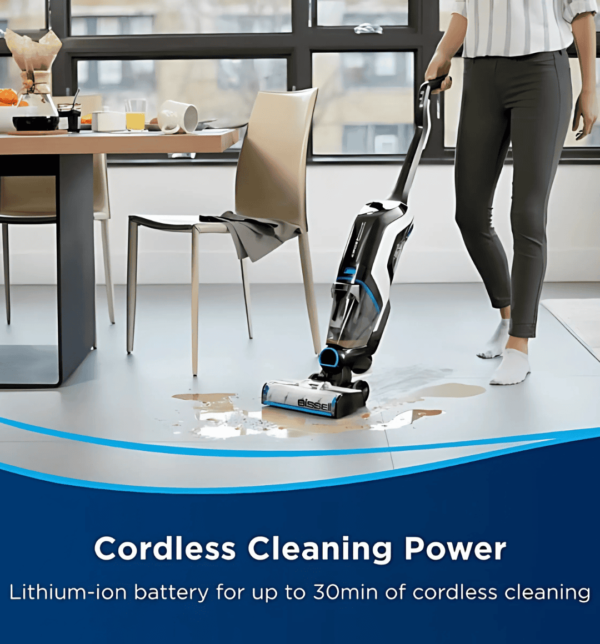 Bissell 2767E Crosswave Max 3-in-1 Cordless Cleaner with self-cleaning cycle, 36V battery, and multi-surface cleaning technology. Perfect for vacuuming, washing, and drying simultaneously on hard floors and area rugs.