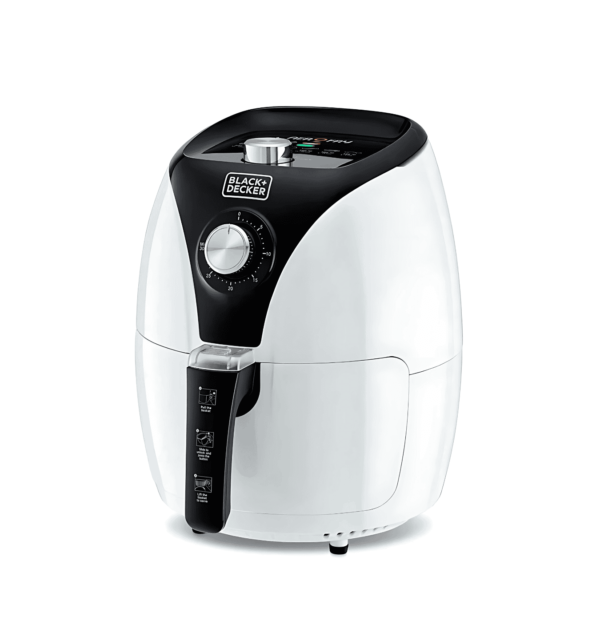 Black & Decker Air Fryer 3.5L 1500W AF220-B5 Air Fryer with 3.5L capacity, 1500W power, Rapid Air Technology, and adjustable temperature control