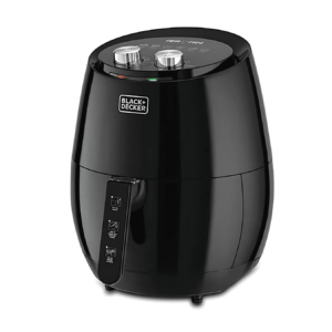 Black & Decker AF350-B5 Air Fryer with 4.5L capacity, 1500W power, Rapid Air Technology, and adjustable timer