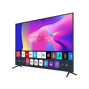 Campomatic 55" Frameless 4K Smart LED TV (LED55HUL) with UHD resolution, built-in soundbar, and ultra-slim frameless design.