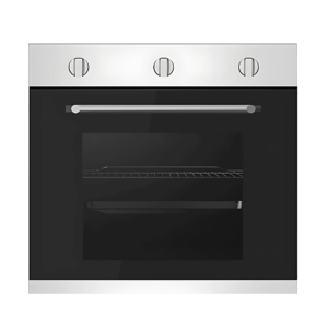 "Campomatic CW6GGLVX 60cm Built-In Gas Oven with 80L capacity, gas grill, convection fan, triple-glass door, and stainless steel black glass finish." "Campomatic CW6GGLVX 60cm Built-In Gas Oven with 80L capacity, gas grill, convection fan, triple-glass door, and stainless steel black glass finish."