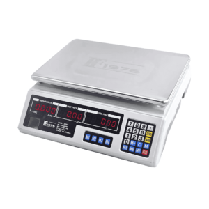 Fruit Electronic Price Counting Scale FF1976-209F with 40kg capacity, dual LED display, and durable stainless steel body.