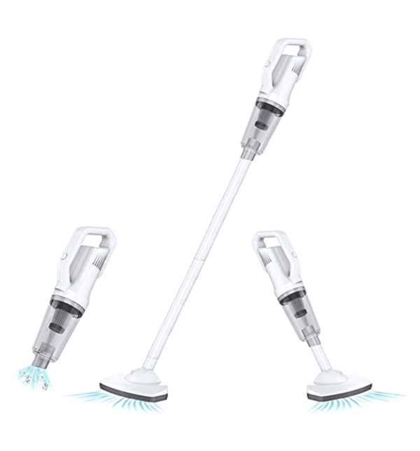 Generic JB-168 Cordless Stick & Handheld Vacuum Cleaner with 120W power, LED lights, and HEPA filtration for deep cleaning and efficient dust removal.