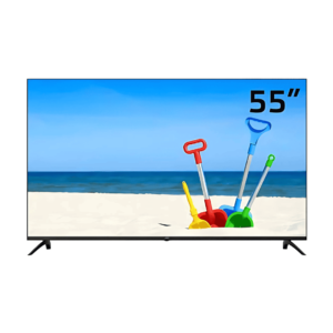 JVC 55" Edgeless UHD 4K Smart LED TV (LT-55N7115) with Google Assistant, Android TV, and 4K resolution for a superior viewing experience.