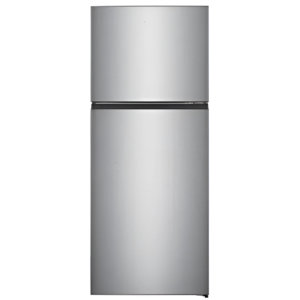 "Kumtel HB-204SV Top Mount Refrigerator – 14 Cu. Ft., Silver, Energy Efficient, Reversible Door"