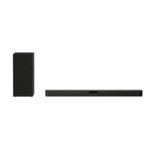 LG 2.1ch 400W Soundbar SN5 with Wireless Subwoofer and Bluetooth, Front-Firing Speakers, Simplink, and Chromecast Built-In.
