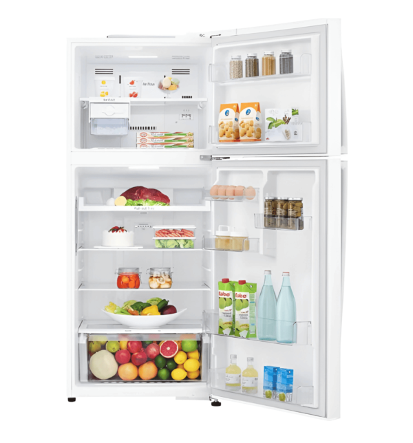 "LG GR-C639HWCL 471L Top Mount Refrigerator – Smart Inverter, LINEAR Cooling™, DoorCooling+™, Multi Air Flow"