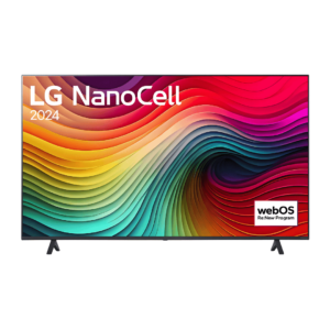 LG 55" NanoCell UHD 4K Smart TV (55NANO80T6A) with NanoCell technology, AI ThinQ, AI Sound Pro, and unlimited gaming.