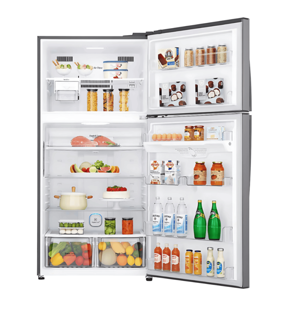 "LG GRM-852HWI 630L Top Freezer Refrigerator – DoorCooling⁺™, LINEAR Cooling™, HygieneFresh+™, Smart Inverter Compressor"