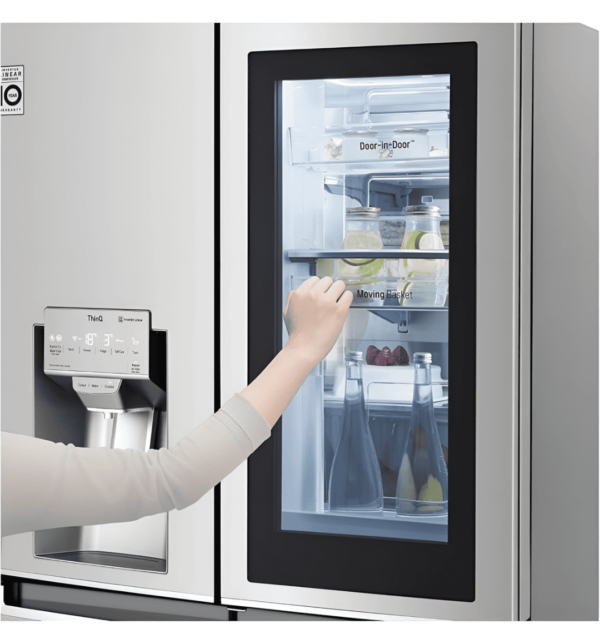 "LG GMX945NS9F 638L Multi-Door Refrigerator – Stainless Steel, InstaView, No Frost, Ice & Water Dispenser, SmartThinQ Wi-Fi"