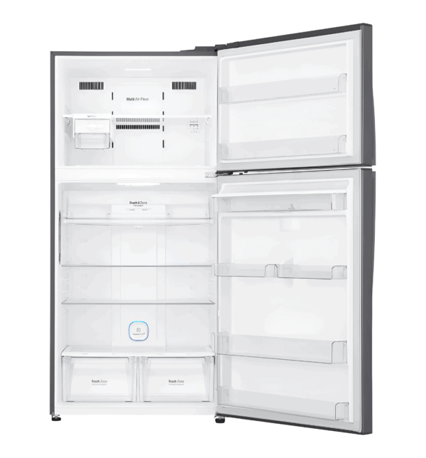 "LG GR-F872HLHU 592L Double Door Refrigerator – No Frost, Inverter Linear Compressor, Water Dispenser, Hygiene Fresh+, Smart Diagnosis, Stainless Steel"