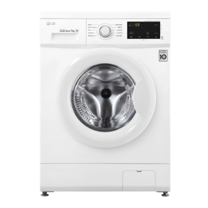 LG FH2J3QDNP0 7.5Kg Front Load Washing Machine – Inverter Direct Drive, Smart Diagnosis™, Touch Control Panel, and efficient washing performance.