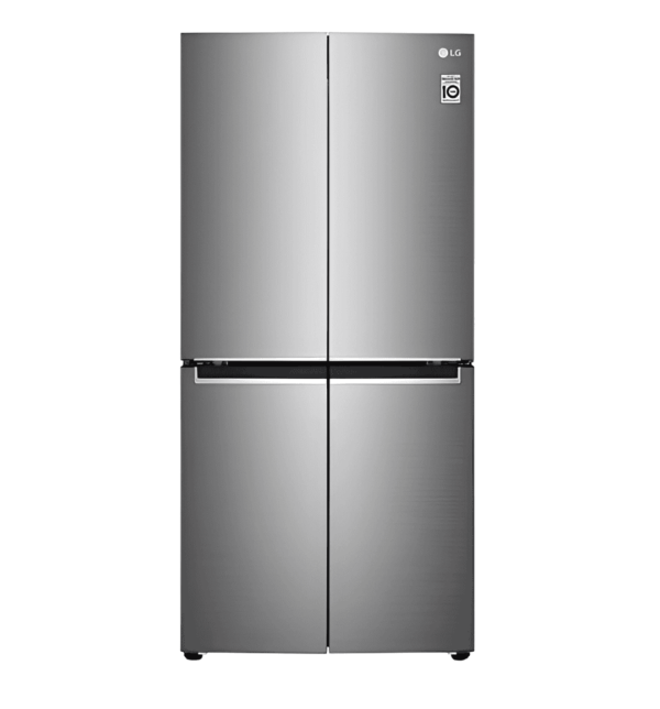 "LG GCB-334DVL 4-Door Refrigerator – 594L, NoFrost, LinearCooling, Multi Air Flow, Stainless Steel"