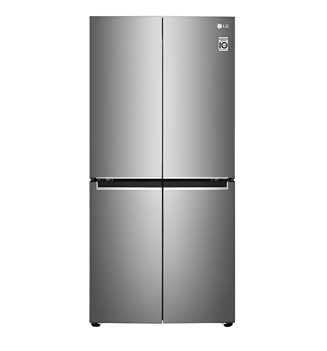 "LG GCB-334DVL 4-Door Refrigerator – 594L, NoFrost, LinearCooling, Multi Air Flow, Stainless Steel"