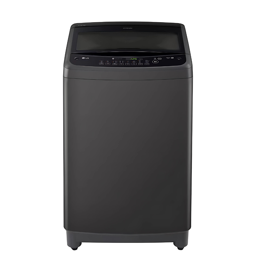 LG T1388NEHGE 13Kg Top Load Washing Machine – Silver, Inverter Technology, TurboDrum™, Soft Closing Door, and Push Button Controls for efficient and powerful cleaning.