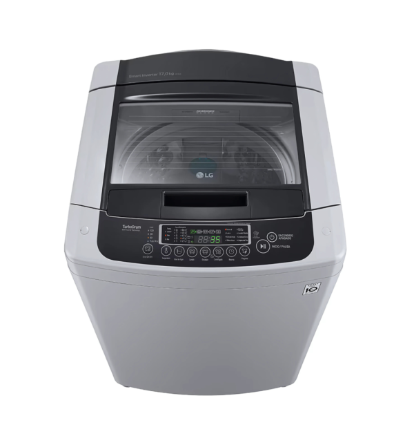 LG T1785NEHTE 17Kg Top Load Washing Machine – Smart Inverter, TurboDrum™, Auto Pre-Wash, Punch + 3 washing technology, and ThinQ™ Smart Diagnosis™ for efficient and powerful washing.