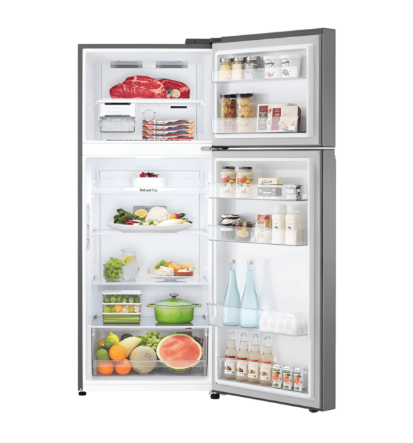 "LG GNB-562GVEP Top Freezer Refrigerator – LinearCooling™, DoorCooling+™, Multi Air Flow, Smart Inverter Compressor"