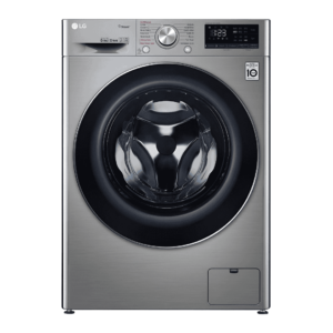LG WV2149AVG 8Kg Front Load Washer in Silver with AI Direct Drive™, Steam™ Technology, and SmartThinQ (WiFi)