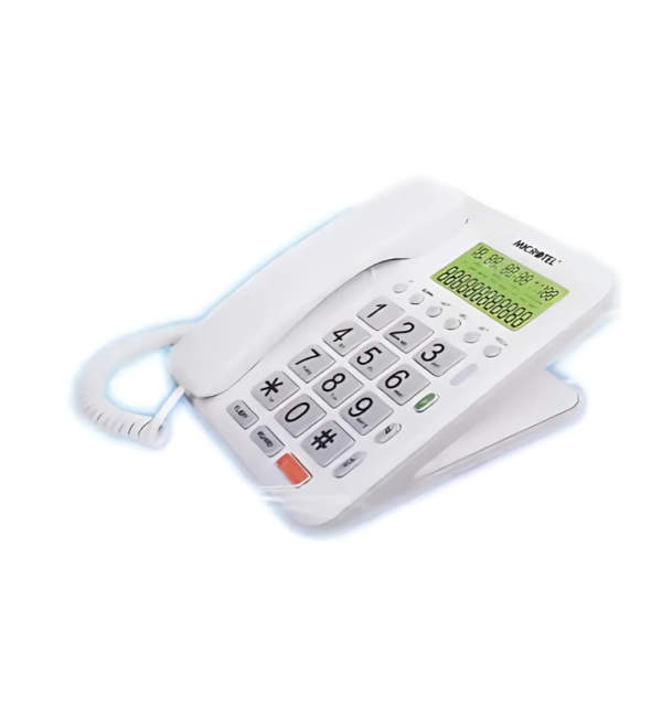 Microtel MCT-112CID Landline Phone with Jumbo Display and Speakerphone.