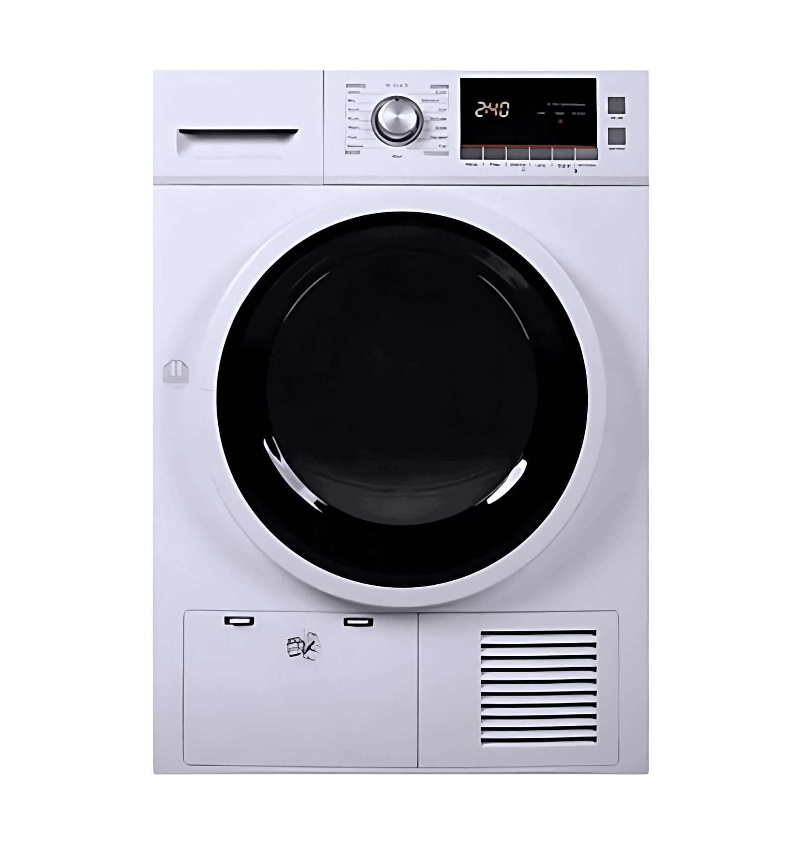 Midea Condenser Dryer MDC100-C01 - Dryer with 10kg capacity, 16 programs, and anti-crease function for efficient laundry