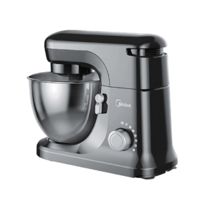 Midea Kitchen Machine BM2098A-2 – 400W stand mixer with a 4.5L stainless steel bowl, 7-speed control, and included whisk, dough hook, and beater for all your baking needs.