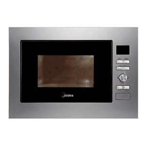 "Midea AG928B8I Built-in Microwave 28L with 900W microwave power, 1000W grill, digital control, and 8 auto menus."