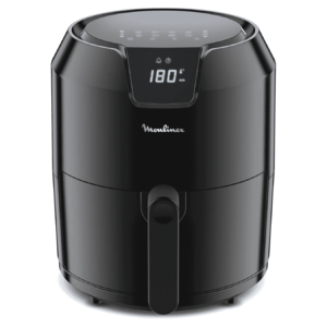 The Moulinex Air Fryer 4.2L EZ401810 – 4.2L capacity, 8 preset cooking modes, precise temperature control, patented basket system, and easy-to-clean design for healthy cooking