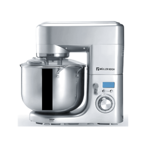 Müller Koch MK6043 10L Stand Mixer – Heavy-duty 1500W motor, full metal gears, planetary mixing action, and large stainless steel bowl with double handles.