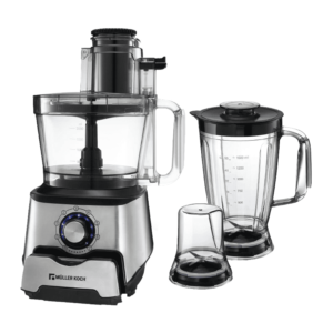 Muller Koch Food Processor MK-6033 with 3.5L XL bowl, 7-speed control, and multifunctional attachments for chopping, slicing, and mixing