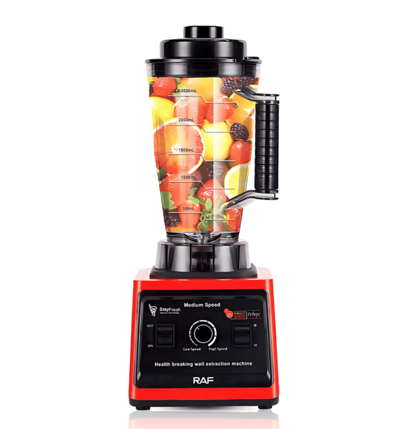 RAF Blender 3L R2842 - High-power 2400W blender with 15 speed settings, 3L capacity, and durable design for versatile blending tasks