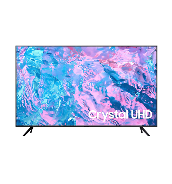 Samsung 43" Crystal UHD 4K TV UA43CU7000U with Tizen™ Smart TV, PurColor, HDR, Motion Xcelerator, and WiFi5 connectivity for immersive viewing.