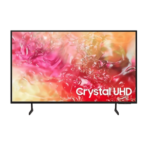 Samsung 55" Crystal 4K UHD Smart TV (UA55DU7000UXTW) with HDR10+, Motion Xcelerator, AI Upscaling, and Tizen OS for smart functionality.