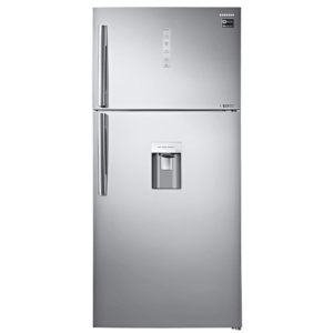 "Samsung RT62K7110SL 23 Cu Ft Top Freezer Refrigerator – Twin Cooling Plus, Stainless Steel, Automatic Ice Maker & Water Dispenser"