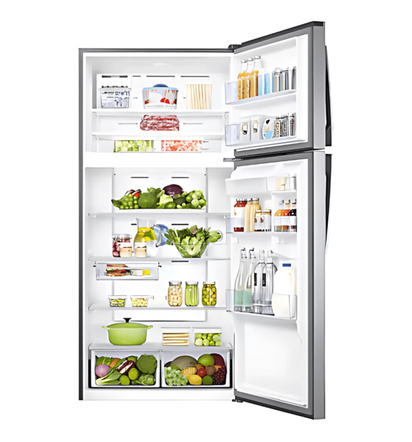 "Samsung RT62K7160SL/LV Top Mount Refrigerator – 618L, Twin Cooling Plus, Digital Inverter, Non-Plumbed Water Dispenser"