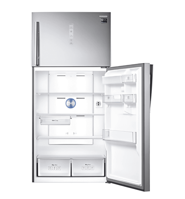 "Samsung RT62K7160SL/LV Top Mount Refrigerator – 618L, Twin Cooling Plus, Digital Inverter, Non-Plumbed Water Dispenser"