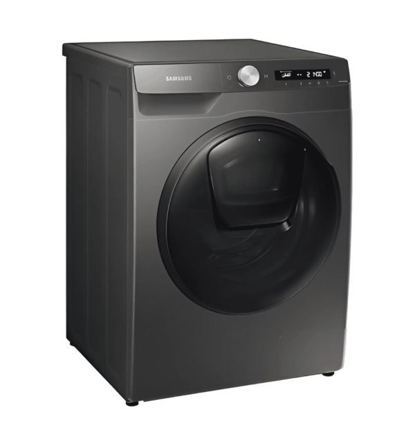 Samsung WD80T554DBN 8/6kg Front Load Washer Dryer in Inox with AddWash™, EcoBubble™, Hygiene Steam, and WiFi Connectivity