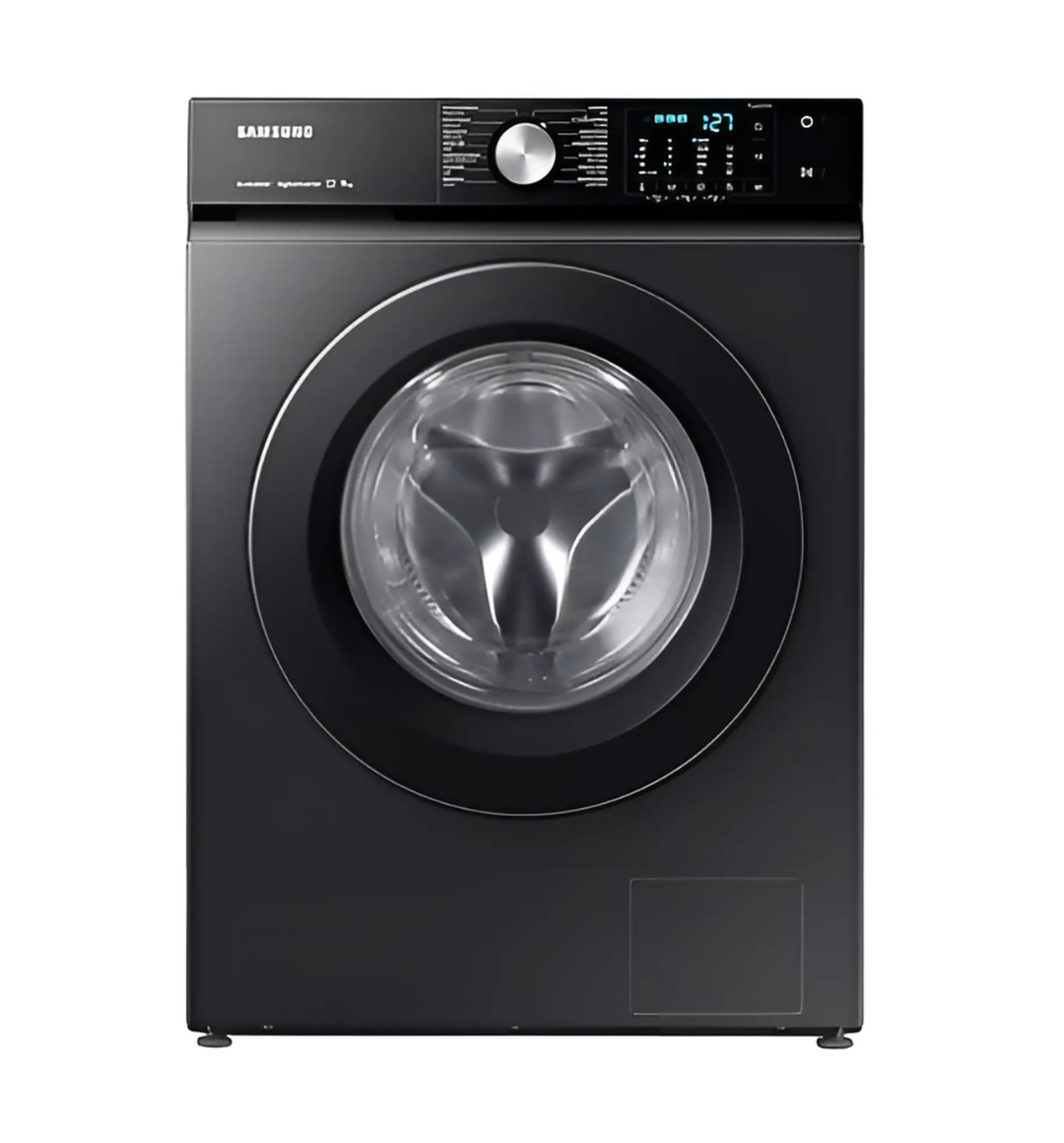 Samsung WW11B1A046ABFH 11Kg Front Load Washing Machine – Black with Super Speed, AI Ecobubble, Hygiene Steam, Digital Inverter, 1400 RPM