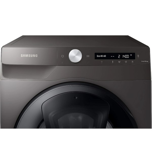 Samsung WW80T554DAN 8Kg Front Load Washing Machine in Graphite, 1400 RPM, AddWash, WiFi Connected, with Hygiene Steam and Ecobubble Technology.