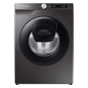 Samsung WW80T554DAN 8Kg Front Load Washing Machine in Graphite, 1400 RPM, AddWash, WiFi Connected, with Hygiene Steam and Ecobubble Technology.