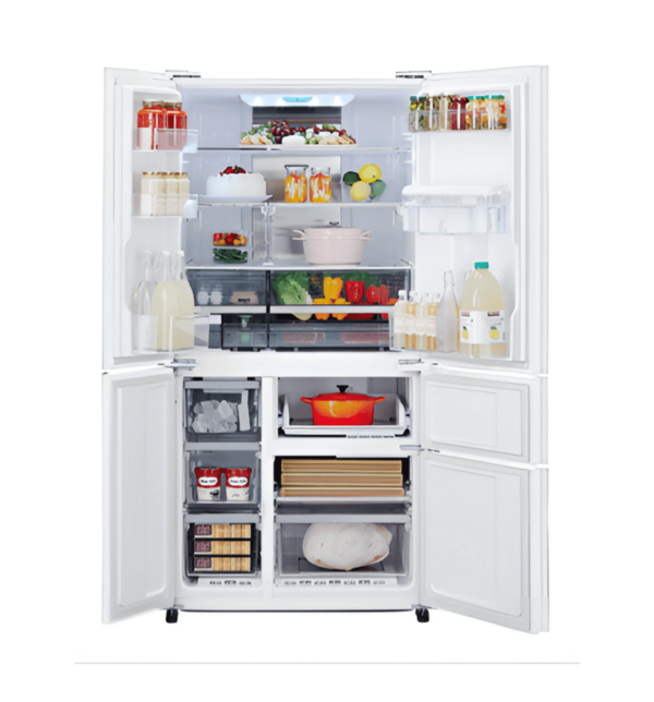 "Sharp SJFP910SS5 5-Door Refrigerator – 850L, J-Tech Inverter, Multi-Temperature, Stainless Steel Finish"