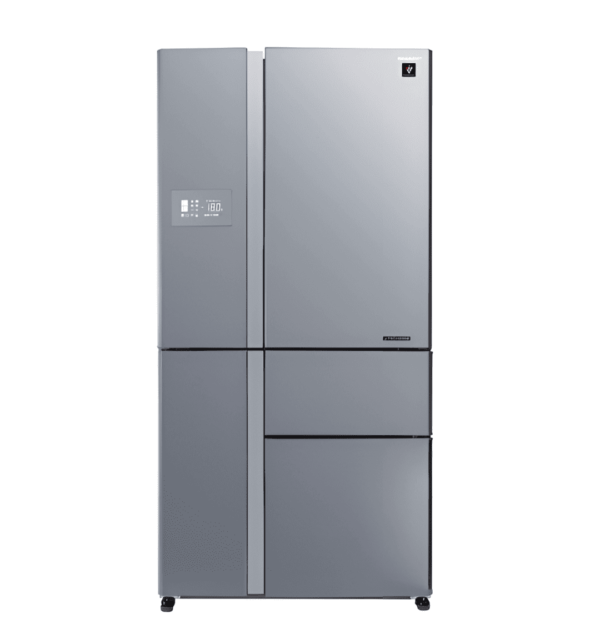 "Sharp SJFP910SS5 5-Door Refrigerator – 850L, J-Tech Inverter, Multi-Temperature, Stainless Steel Finish"