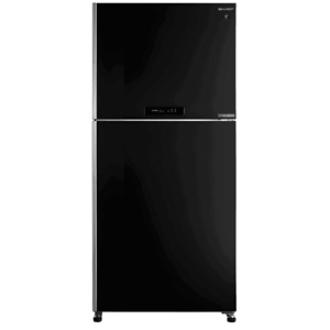 "Sharp SJ-PV63G-BK No Frost Refrigerator – 480L, Black, Inverter Technology, Plasma Cluster, Hybrid Cooling, Energy Efficient, Digital Control Panel."