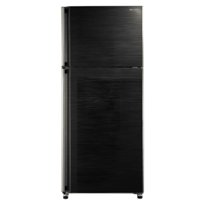 "Sharp SJ-58C BK No Frost Refrigerator – 450L, Black, Ag+ Nano Deodorizer, Hybrid Cooling System, Energy-Efficient, LED Lighting"