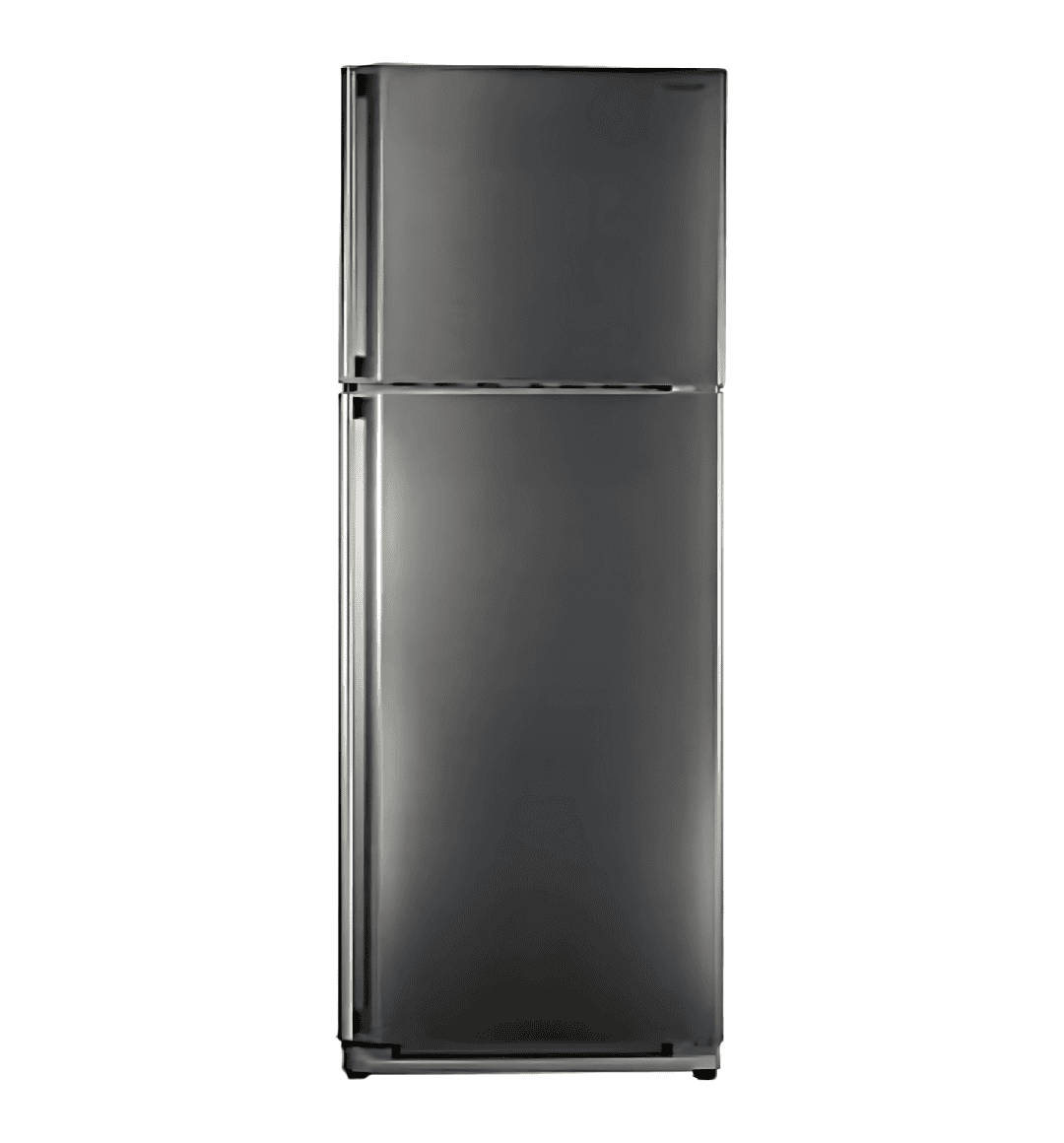 "Sharp SJ-48CST No Frost Refrigerator – 384L, Stainless Steel with Nano Deodorizer Filter, Low Noise, 2 Doors"