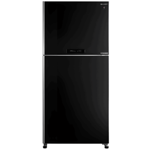 "Sharp SJ-PV69G-BK No Frost Refrigerator – 538L, Black, J-Tech Inverter, Plasma Cluster Technology, Hybrid Cooling, Energy Efficient, Digital Control Panel."