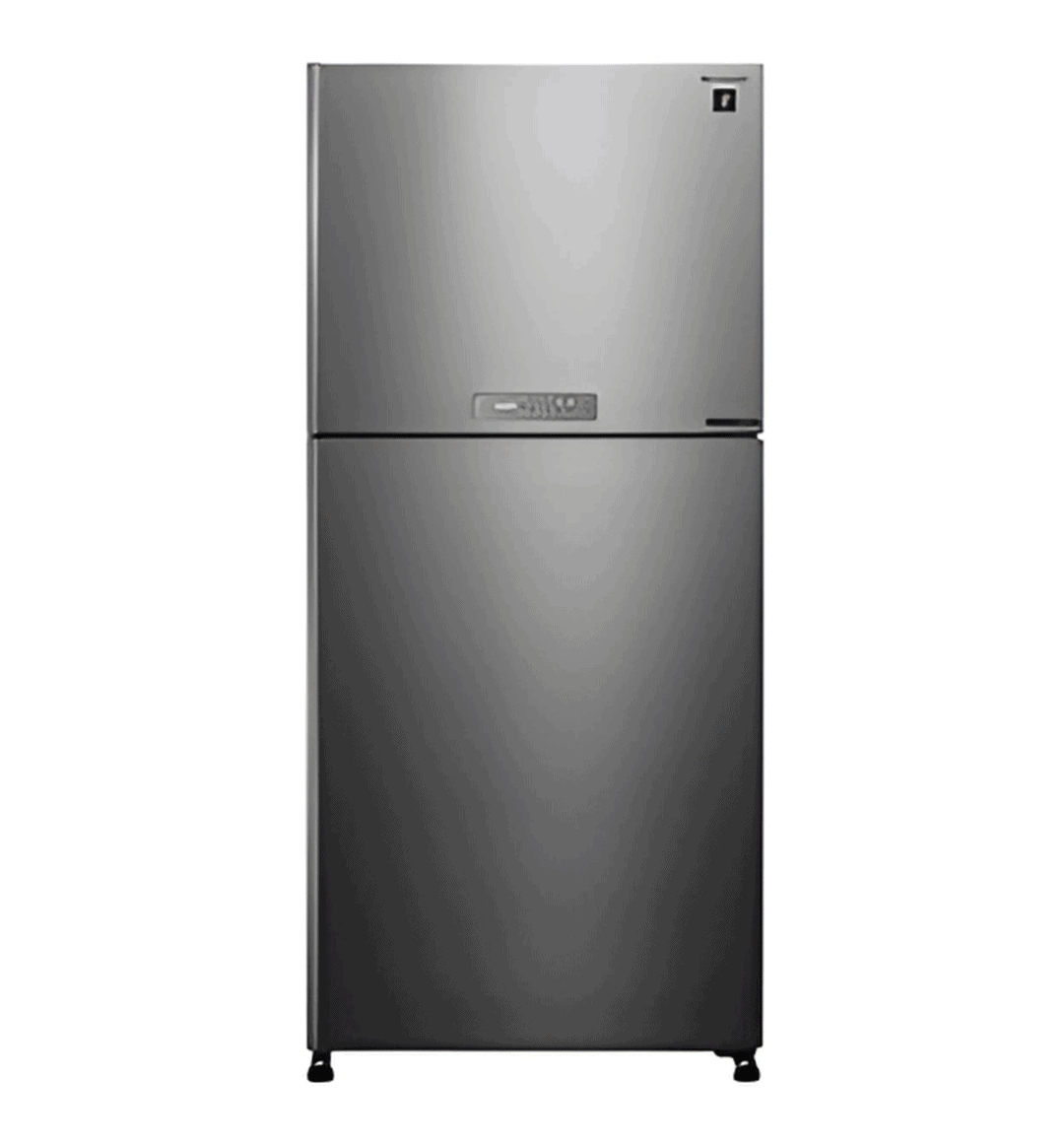 "Sharp SJ-PV63G-DST 22 Cu. Ft. Top Mount Refrigerator – Stainless Steel, Automatic Defrost, Energy Efficient"