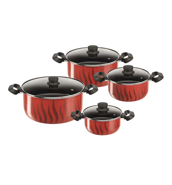 TEFAL Tempo Flamme 8 Pcs Set Stewpots C3079082