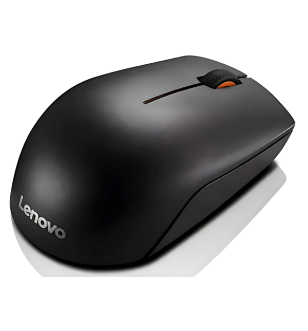 Lenovo V3000 Wireless Laser Mouse in White – Ergonomic design, high-precision tracking, and seamless wireless connectivity for PC and laptop users.